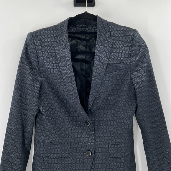 Drykorn for Beautiful People Women's Two Button Blazer - Navy - 3 or US Medium - Picture 2 of 8